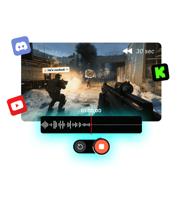 Запись звука из игры на временной шкале Voicemod